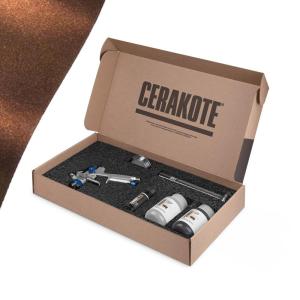 imageCerakote FX Starter Kit AIR Cure  Anthracite FX112 Gloss  Metallic Powder additive for CERAKOTE CSeries Clear Ceramic coatings Everything Needed to get StartedRIOT  Gloss