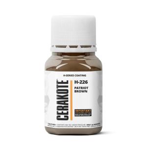 imageCERAKOTE Oven Cure HSeries Patriot Brown  4oz  H226T Our Ceramic Technology Combines Performance with Color on All Metals Polymers  More  Part B Included