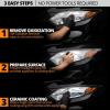 imageCERAKOTE Ceramic Headlight Restoration Kit  Guaranteed To Last As Long As You Own Your Vehicle  Brings Headlights Back to Like New Condition  No Power Tools Required  10 Wipe Kit1 VEHICLE KIT