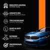 imageCerakote Professional Ceramic Coating for Cars  HighGloss ProfessionalGrade Paint Protection Kit UltraHydrophobic UV ampamp Chemical Resistant Easy Application Industry Leading 500 Wash Longevity 2 30ml Bottles2 Bottle Kit