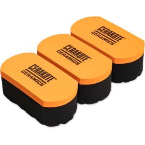 imageCERAKOTE Foam Applicator Pad Pack of 3  Durable Foam Material  Textured Application Surface for Automotive Tire Coatings