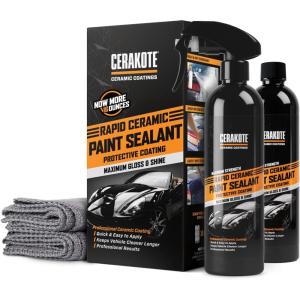 imageCERAKOTE Rapid Ceramic Paint Sealant Spray 16 oz  Maximum Gloss ampamp Shine  Extremely Hydrophobic  Unmatched Slickness  Ceramic Spray Coating  Pro Results16 Fl Oz Pack of 1