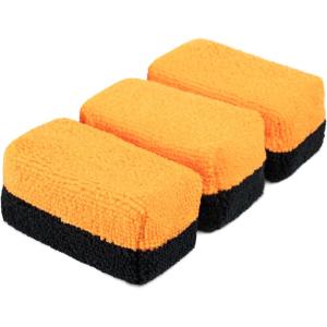 imageCerakote Premium Microfiber Applicator Pack of 3  Quality Microfiber Material  Washable and Reusable  Perfect for Car Coating Application