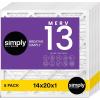 imageSimply 14x30x1 Air Filter Merv 13 MPR 1500 4 Pack For Home AC Furnace ampamp HVAC Actual Size 1375quotx2975quotx075quot DUST Pet ampamp Allergy Control8 Pack