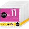 imageSimply 14x20x1 Air Filter Merv 11 MPR 1000 12 Pack For Home AC Furnace ampamp HVAC Actual Size 1375quotx1975quotx075quot DUST Pet ampamp Allergy Control24 Pack