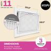 imageSimply 14x25x1 Air Filter Merv 11 MPR 1000 6 Pack For Home AC Furnace ampamp HVAC Actual Size 1375quotx2475quotx075quot DUST Pet ampamp Allergy Control2 Pack