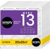 imageSimply 14x30x1 Air Filter Merv 13 MPR 1500 4 Pack For Home AC Furnace ampamp HVAC Actual Size 1375quotx2975quotx075quot DUST Pet ampamp Allergy Control12Pack