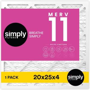 imageSimply 14x20x1 Air Filter Merv 11 MPR 1000 12 Pack For Home AC Furnace ampamp HVAC Actual Size 1375quotx1975quotx075quot DUST Pet ampamp Allergy Control1 Pack