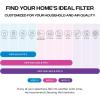 imageSimply 14x20x1 Air Filter MERV 8 MPR 600 4 Pack For Home AC Furnace ampamp HVAC Actual Size 1375quotx1975quotx075quot DUST Pet ampamp Allergy Control