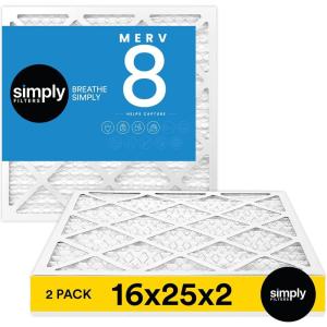 imageSimply 10x30x1 Air Filter Merv 8 MPR 600 3 Pack For Home AC Furnace ampamp HVAC Actual Size 975quotx2975quotx075quot DUST Pet ampamp Allergy Control16x25x22pck