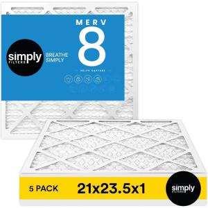 imageSimply 10x30x1 Air Filter Merv 8 MPR 600 3 Pack For Home AC Furnace ampamp HVAC Actual Size 975quotx2975quotx075quot DUST Pet ampamp Allergy Control21x235x1