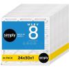 imageSimply 20x20x1 Air Filter MERV 8 MPR 600 24 Pack For Home AC Furnace ampamp HVAC Actual Size 1975quotx1975quotx075quot DUST Pet ampamp Allergy Control24x30x1