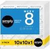 imageSimply 24x30x1 Air Filter Merv 8 MPR 600 8 Pack For Home AC Furnace ampamp HVAC Actual Size 2375quotx2975quotx075quot DUST Pet ampamp Allergy Control10x10x1