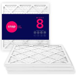 imageSimply 10x10x1 Air Filter Merv 8 MPR 600 2 Pack Furnace Air Filter for HVAC Actual Size 975quotx975quotx075quot DUST Pet ampamp Allergy Control298 x 198 x 08