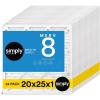 imageSimply 20x25x1 Air Filter MERV 8 MPR 600 24 Pack For Home AC Furnace ampamp HVAC Actual Size 1975quotx2475quotx075quot DUST Pet ampamp Allergy Control20x25x1