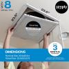 imageSimply Filters 235x235x1 MERV 8 MPR 600 Air Filter 6 Pack  Actual Size 231quotx231quotx075quot HVAC AC Furnace Air Filter