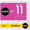imageSimply 16x25x4 Air Filter MERV 11 MPR 1000 1 Pack For Home AC Furnace ampamp HVAC Actual Size 1575quotx2475quotx375quot DUST Pet ampamp Allergy Control20x25x4