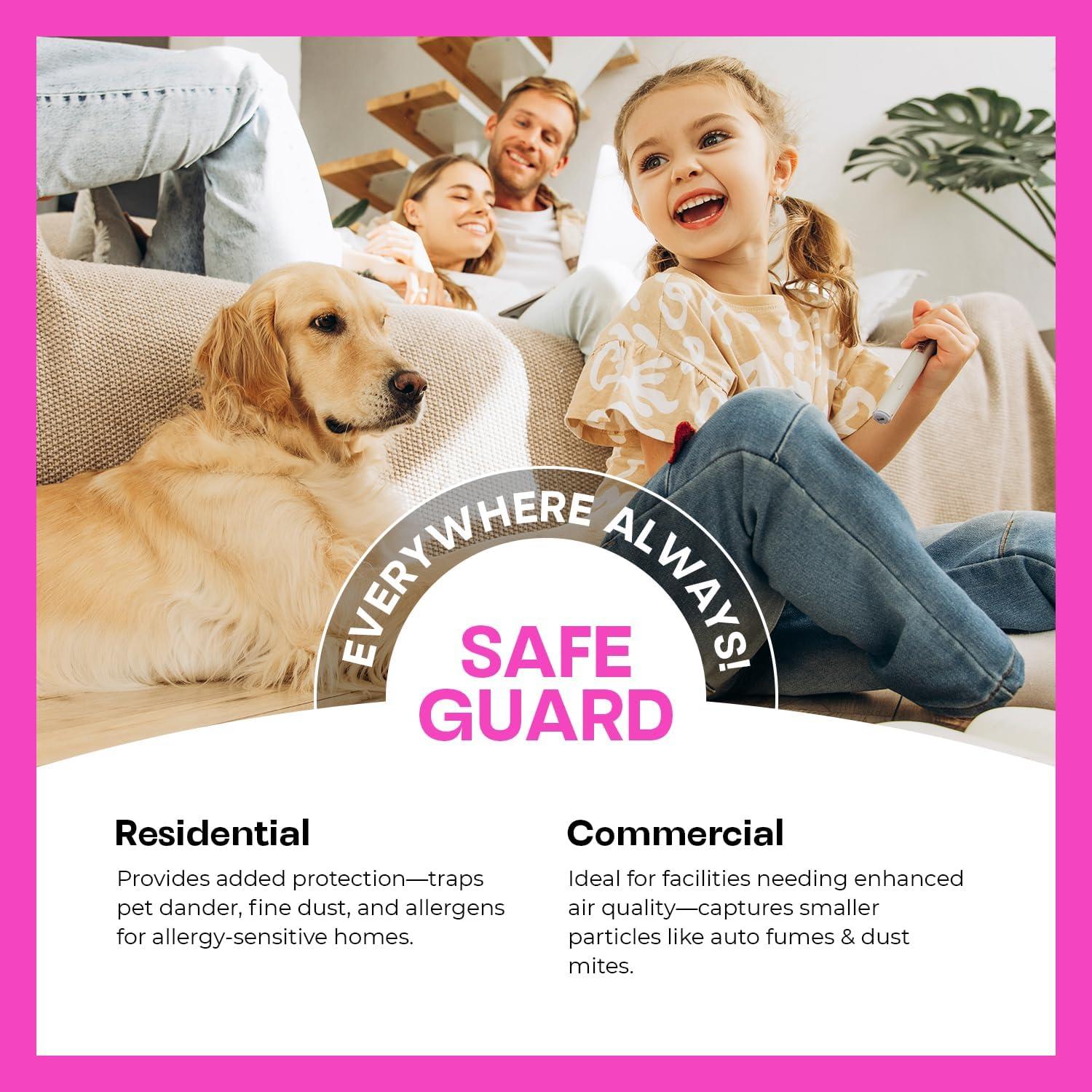 imageSimply 10x20x1 Air Filter MERV 11 MPR 1000 8 Pack Furnace Air Filter for HVAC Actual Size 975quotx1975quotx075quot DUST Pet ampamp Allergy Control10x20x1