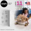 imageSimply 10x20x1 Air Filter MERV 11 MPR 1000 4 Pack Furnace Air Filter for HVAC Actual Size 975quotx1975quotx075quot DUST Pet ampamp Allergy Control18x20x1