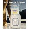 imageBottle Warmer GROWNSY 8in1 Fast Baby Milk Warmer with Timer for Breastmilk or Formula Accurate Temperature Control with Defrost Sterilizing Keep Heat Baby Food Jars FunctionGray
