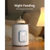 imageBottle Warmer GROWNSY 8in1 Fast Baby Milk Warmer with Timer for Breastmilk or Formula Accurate Temperature Control with Defrost Sterilizing Keep Heat Baby Food Jars FunctionBlue