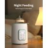 imageBottle Warmer GROWNSY 8in1 Fast Baby Milk Warmer with Timer for Breastmilk or Formula Accurate Temperature Control with Defrost Sterilizing Keep Heat Baby Food Jars FunctionGreen