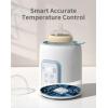 imageBottle Warmer GROWNSY 8in1 Fast Baby Milk Warmer with Timer for Breastmilk or Formula Accurate Temperature Control with Defrost Sterilizing Keep Heat Baby Food Jars FunctionBlue