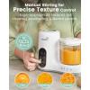 imageGROWNSY Baby Food Maker with Steam Basket One Step Baby Food Processor Steamer Puree Blender Grinder Mills Machine Auto Cooking Grinding and Sterilizing for Healthy Homemade Baby Food BPAFreeWhite