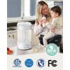 imageGROWNSY Bottle Sterilizer and Dryer Compact Electric Steam Baby Bottle Sterilizer Esterilizador de Biberones Bottle Sanitizer for Baby Bottles Pacifiers Pump PartsGrey