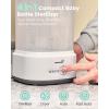 imageGROWNSY Bottle Sterilizer and Dryer Compact Electric Steam Baby Bottle Sterilizer Esterilizador de Biberones Bottle Sanitizer for Baby Bottles Pacifiers Pump PartsGrey