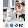 imageGROWNSY Bottle Sterilizer and Dryer Compact Electric Steam Baby Bottle Sterilizer Esterilizador de Biberones Bottle Sanitizer for Baby Bottles Pacifiers Pump PartsBlue