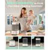 imageGROWNSY Bottle Sterilizer and Dryer Compact Electric Steam Baby Bottle Sterilizer Esterilizador de Biberones Bottle Sanitizer for Baby Bottles Pacifiers Pump PartsBlack