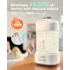 imageGROWNSY Bottle Sterilizer and Dryer Compact Electric Steam Baby Bottle Sterilizer Esterilizador de Biberones Bottle Sanitizer for Baby Bottles Pacifiers Pump PartsGrey