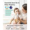 imageGROWNSY Nasal Aspirator for Baby Baby Nose Sucker Pro with 3 Soft Silicone Tips Adjustable Suction Electric Nose Suction for Baby Builtin Music ampamp Light SoothingGrey
