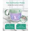 imageGROWNSY Pacifier Sanitizer Portable UV Light Sanitizer on The Go USB Charging Sanitizer Case Mini Pacifier Sanitizer 9999 Cleaned in 59 Seconds WhiteGreen
