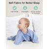 imageGROWNSY Transitional Swaddle Sleep Sack 36 Months 100 Cotton Starfish Design Baby Swaddle Sack DualZipper for Easy Diaper Changes Proper Hip Development ampamp Openable Foot Button 1220lbs GreenBlue