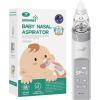 imageGROWNSY Nasal Aspirator for Baby Baby Nose Sucker Pro with 3 Soft Silicone Tips Adjustable Suction Electric Nose Suction for Baby Builtin Music ampamp Light SoothingGrey