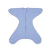 imageGROWNSY Transitional Swaddle Sleep Sack 36 Months 100 Cotton Starfish Design Baby Swaddle Sack DualZipper for Easy Diaper Changes Proper Hip Development ampamp Openable Foot Button 1220lbs GreenBlue