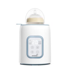 imageBottle Warmer GROWNSY 8in1 Fast Baby Milk Warmer with Timer for Breastmilk or Formula Accurate Temperature Control with Defrost Sterilizing Keep Heat Baby Food Jars FunctionBlue
