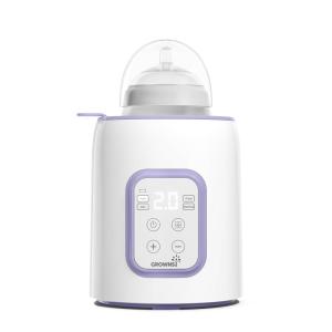 imageBottle Warmer GROWNSY 8in1 Fast Baby Milk Warmer with Timer for Breastmilk or Formula Accurate Temperature Control with Defrost Sterilizing Keep Heat Baby Food Jars FunctionPurple