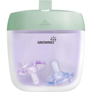 imageGROWNSY Pacifier Sanitizer Portable UV Light Sanitizer on The Go USB Charging Sanitizer Case Mini Pacifier Sanitizer 9999 Cleaned in 59 Seconds WhiteGreen