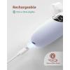 imageBaby Nasal Aspirator  Baby Nose Sucker  Baby Nose Cleaner Automatic Booger Sucker for Baby Rechargeable with Pause ampamp Music ampamp Light FunctionBluePurple