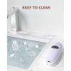 imageBaby Nasal Aspirator  Baby Nose Sucker  Baby Nose Cleaner Automatic Booger Sucker for Baby Rechargeable with Pause ampamp Music ampamp Light FunctionBluePurple