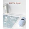 imageBaby Nasal Aspirator  Baby Nose Sucker  Baby Nose Cleaner Automatic Booger Sucker for Baby Rechargeable with Pause ampamp Music ampamp Light FunctionBlueBlue
