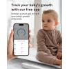 imageBaby Scale Multifunctional Baby Weight Scale Pet Scale for Puppy Cat Adult Scale Up to 330lbs Accurate Digital Scale with Hold Function 27inch Height Measurement 5 Units LED Screenscale with bluetooth