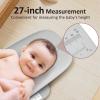imageBaby Scale Multifunctional Baby Weight Scale Pet Scale for Puppy Cat Adult Scale Up to 330lbs Accurate Digital Scale with Hold Function 27inch Height Measurement 5 Units LED ScreenGray
