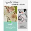 imageGROWNSY Baby Carrier Cozy Baby Wraps Carrier Ergonomic Baby Carrier Newborn to Toddler with Head Support Deep GreyCream