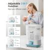 imageGROWNSY Bottle Sterilizer and Dryer Electric Steam Baby Bottle Sterilizer Bottle Sanitizer for Baby Bottles ampamp Pacifiers Breast Pump Parts BlueBlue