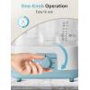 imageGROWNSY Bottle Sterilizer and Dryer Electric Steam Baby Bottle Sterilizer Bottle Sanitizer for Baby Bottles ampamp Pacifiers Breast Pump Parts BlueBlue