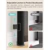 imageGROWNSY Retractable Baby Gate Mesh BabyPetDogCat Gate 33quot Tall Extends to 55quot Wide Extra Wide Child Safety Gate for Doorway Stairs Hallways Kitchen IndoorOutdoorBlackBlack